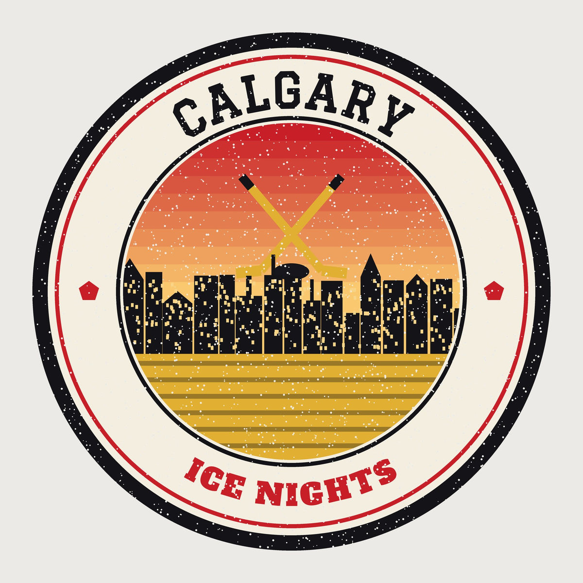 Calgary Ice Nights Mug graphic