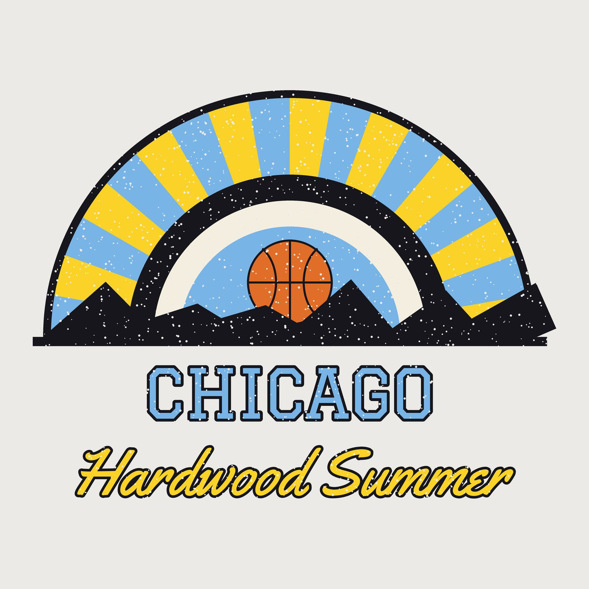 Chicago Hardwood Summer Mug graphic