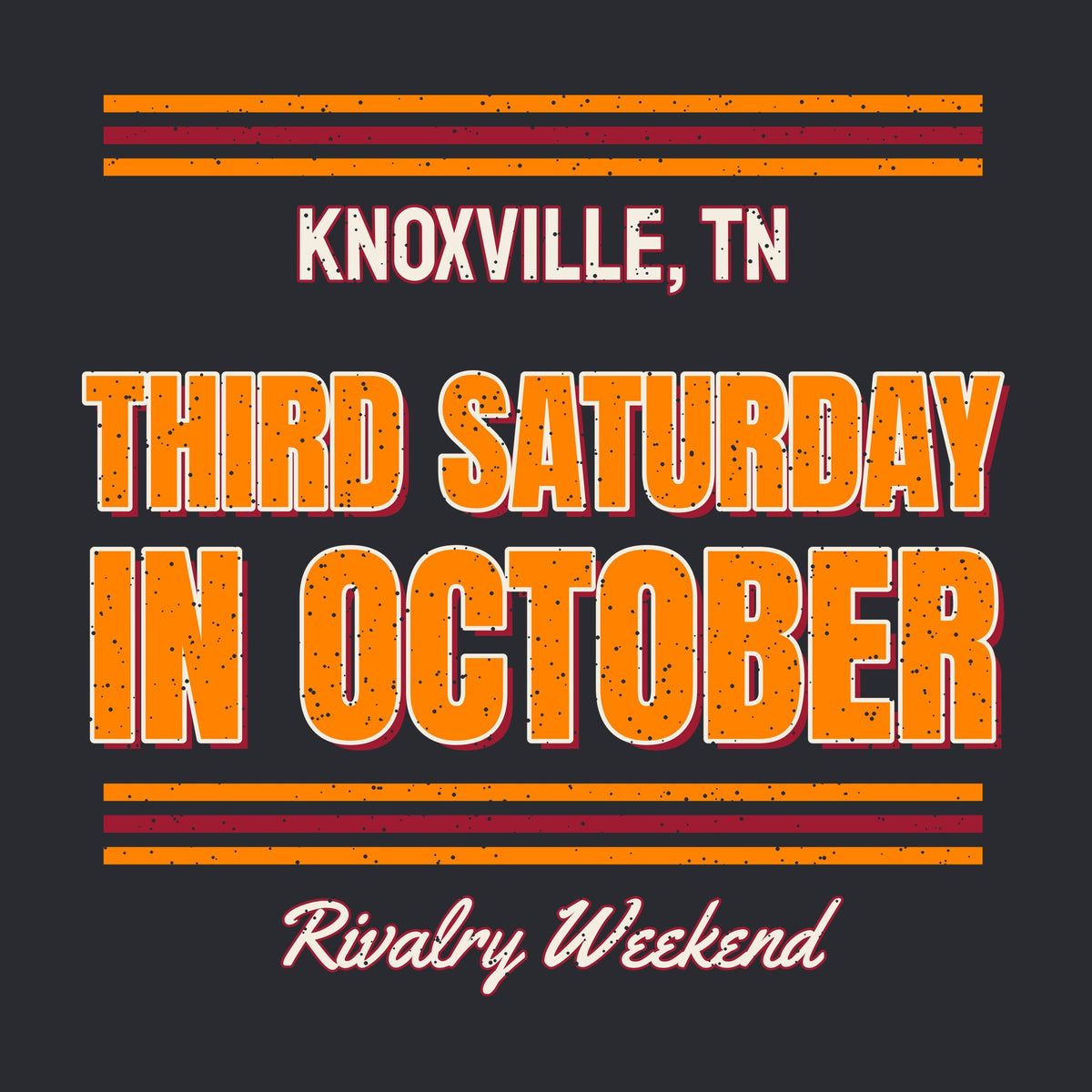 Knoxville Third Saturday in October graphic