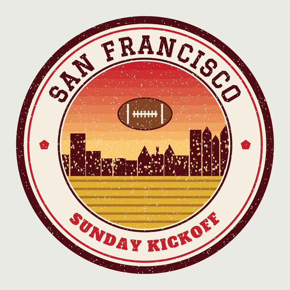 San Francisco Sunday Kickoff Mug graphic