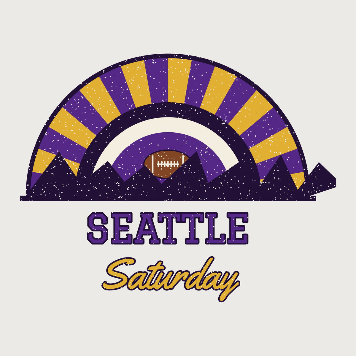 Seattle Saturday Hoodie graphic