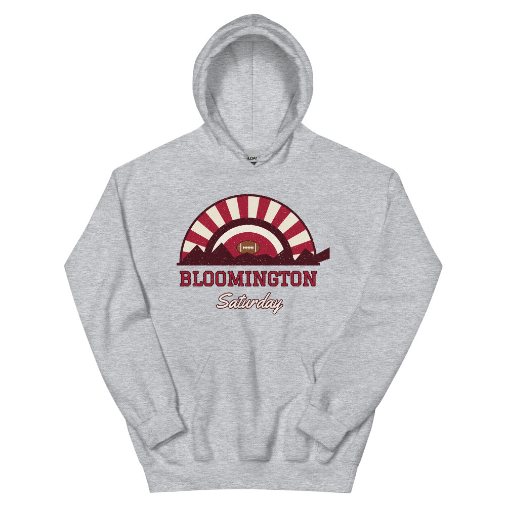 Bloomington Saturday Hoodie in sport grey, front