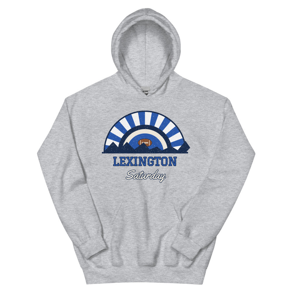 Lexington Saturday Hoodie in sport grey, front