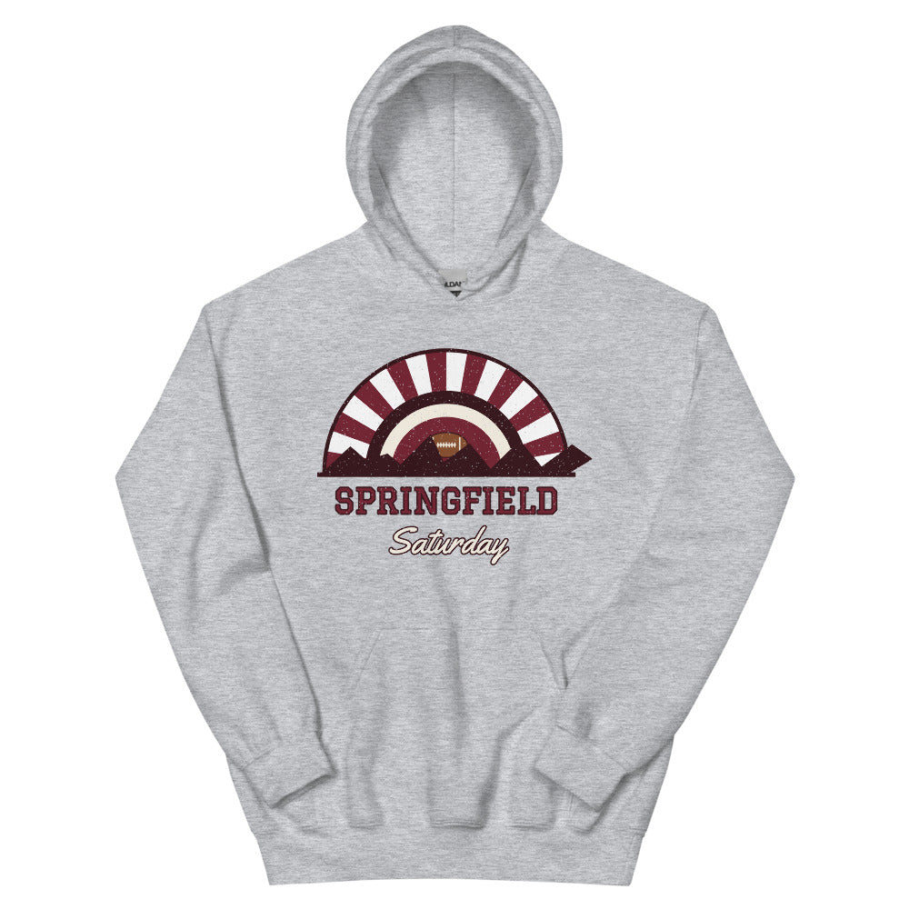 Springfield Saturday Hoodie in sport grey, front