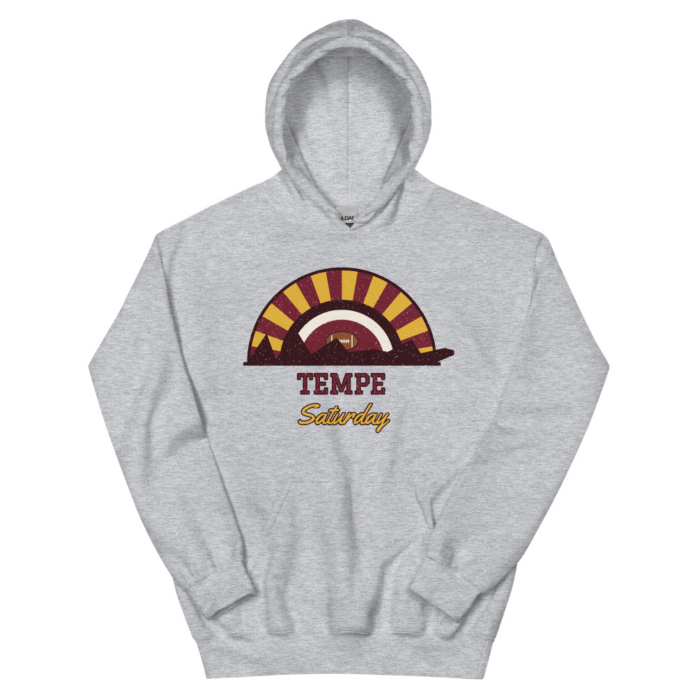 Tempe Saturday Hoodie in sport grey, front