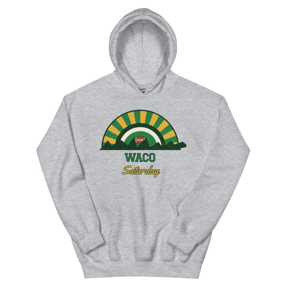 Waco Saturday Hoodie in sport grey, front