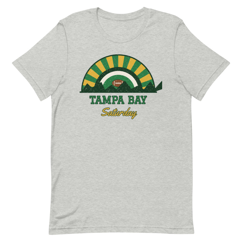 Tampa Bay Saturday Tee in athletic heather, front
