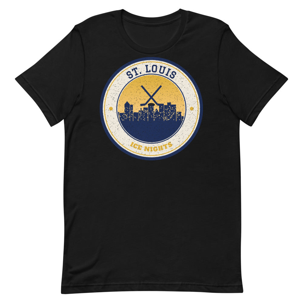 St. Louis Ice Nights Tee in black, front