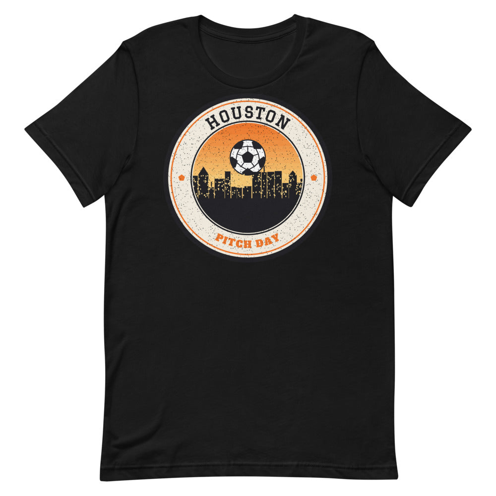 Houston Pitch Day Tee in black, front