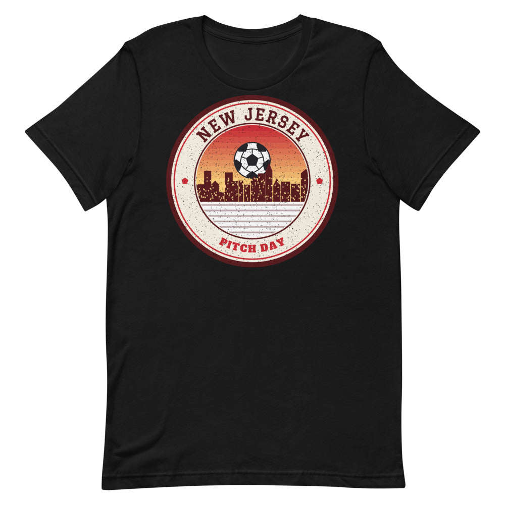 New Jersey Pitch Day Tee in black, front