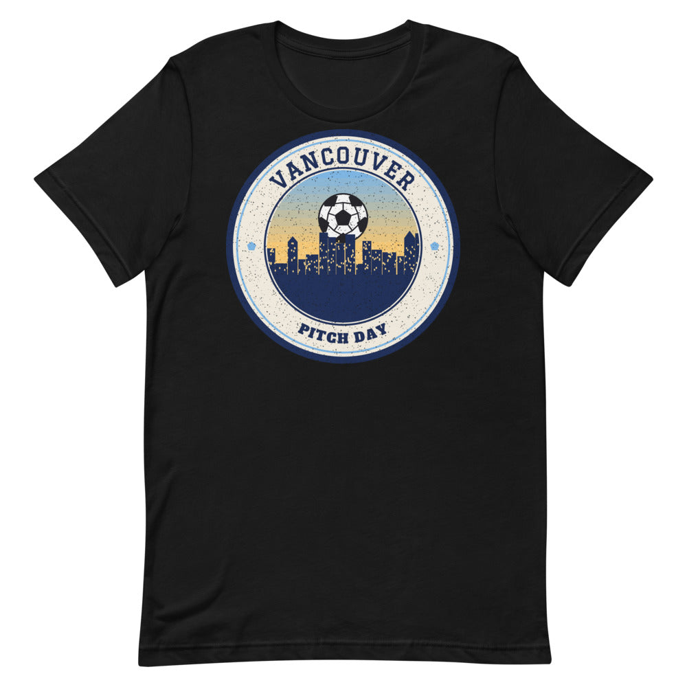 Vancouver Pitch Day Tee in black, front