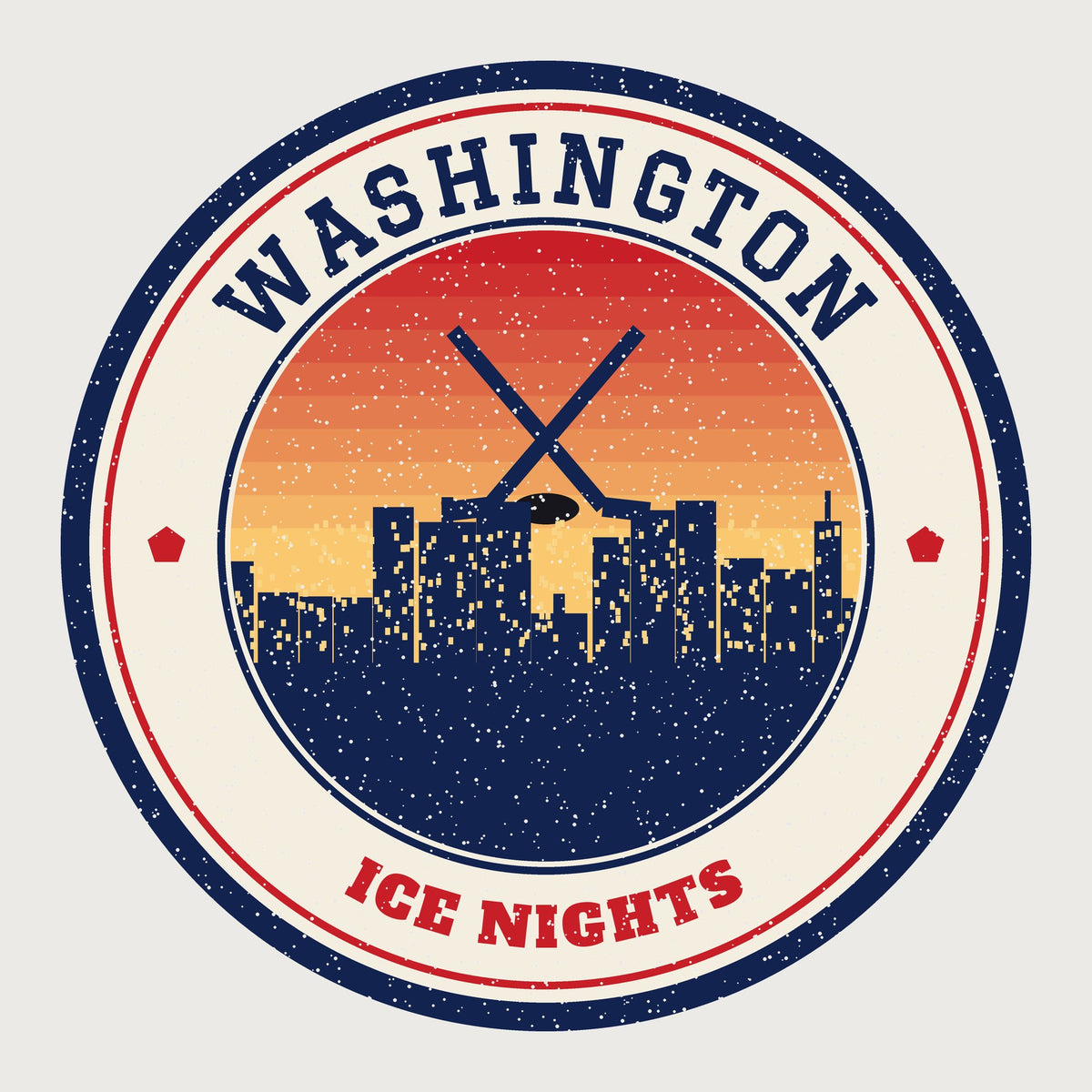 Washington Ice Nights Hoodie graphic