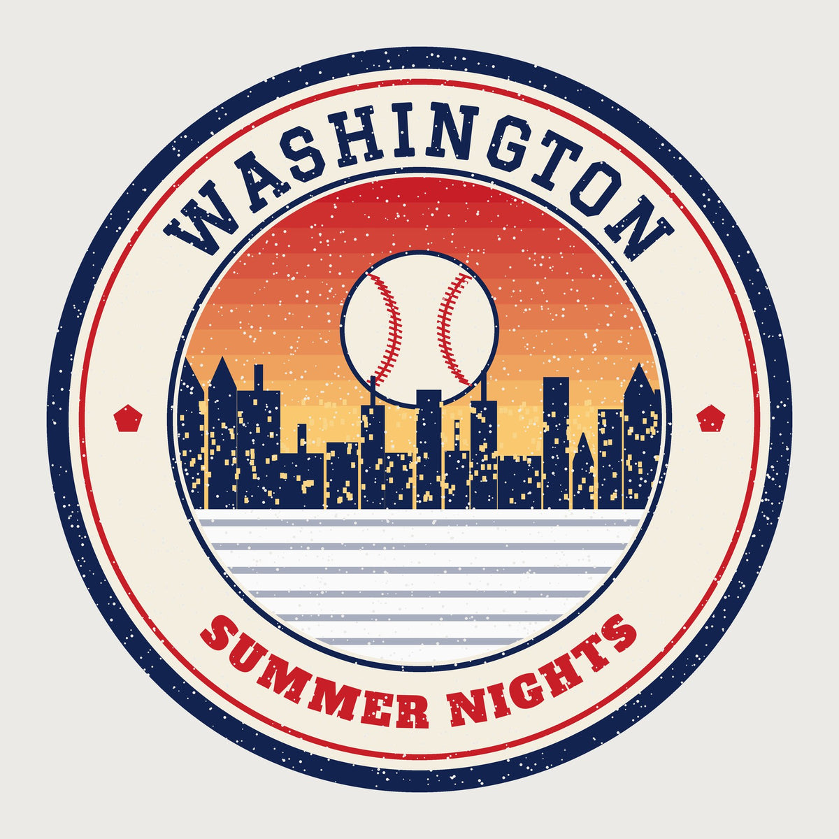 Washington Summer Nights Ballpark Mug graphic