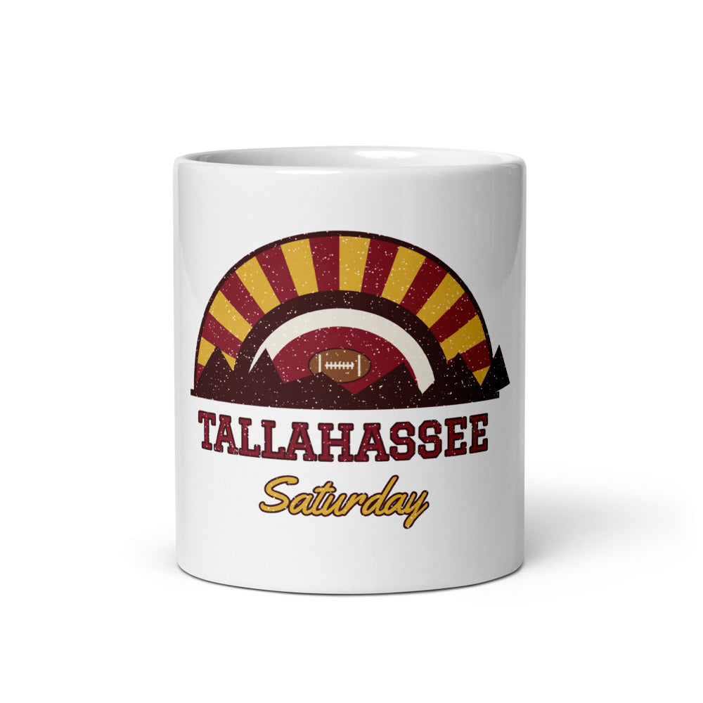 Tallahassee Saturday Mug in white, front