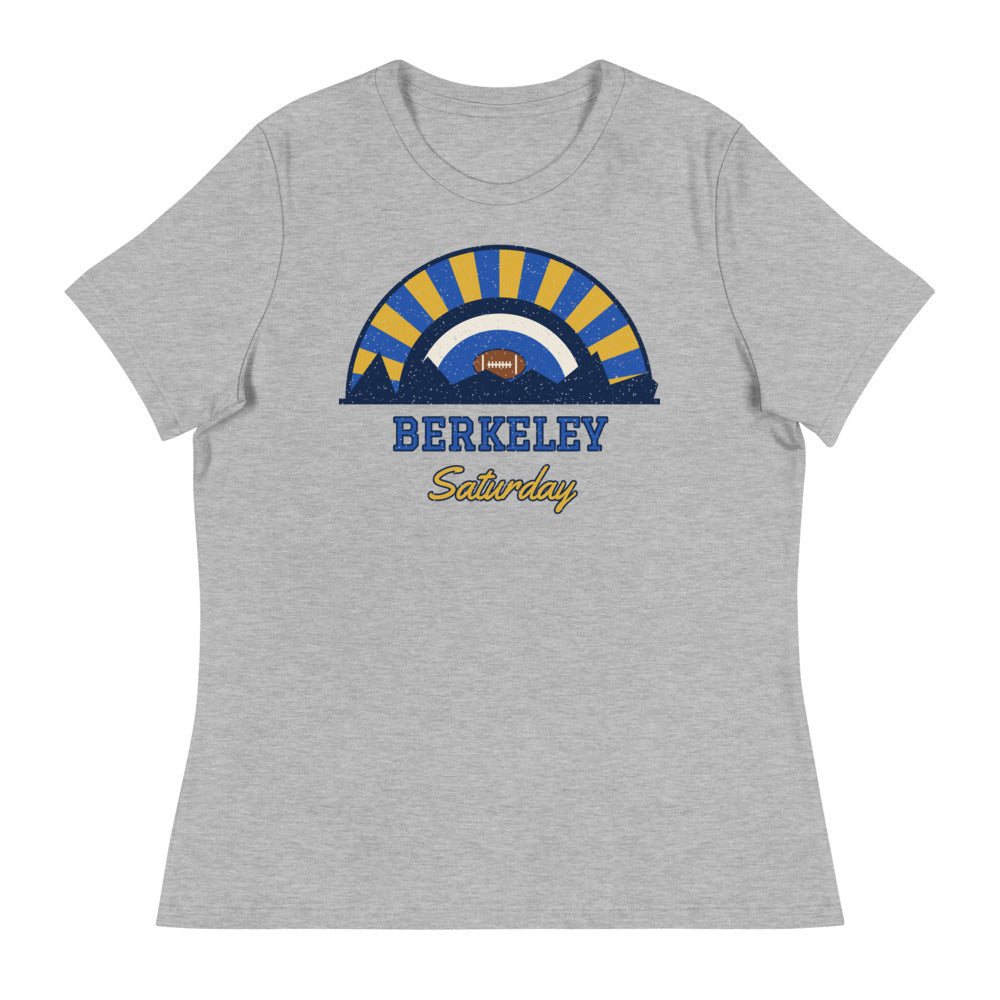 Women's Berkeley Saturday Tee in athletic heather, front