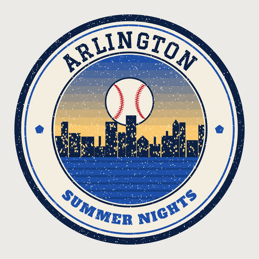Women's Arlington Summer Nights Ballpark Tee graphic