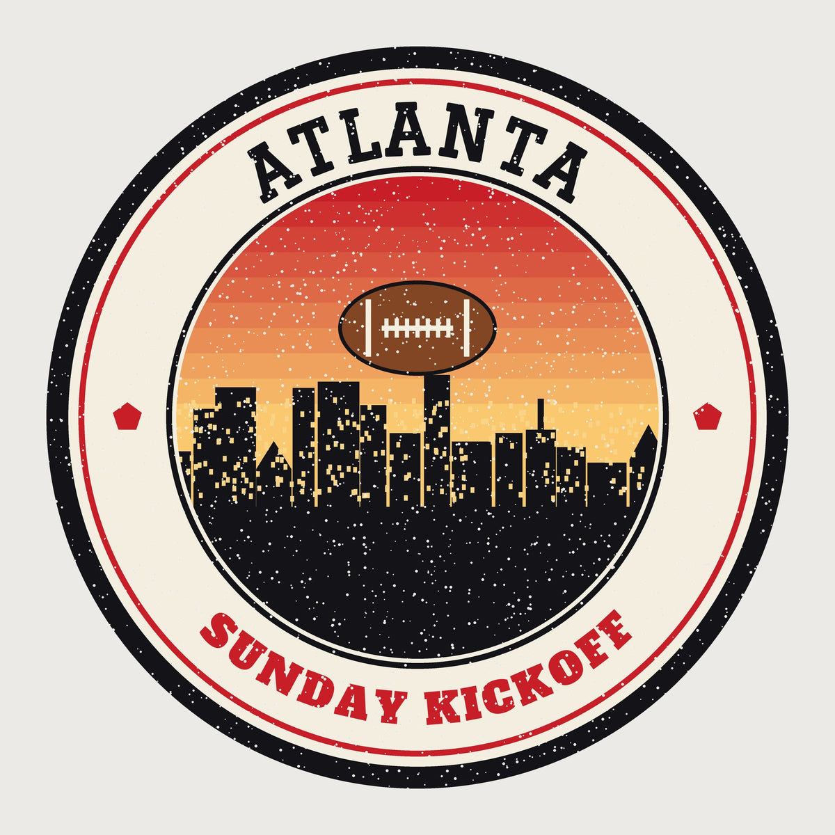 Atlanta Sunday Kickoff design graphic