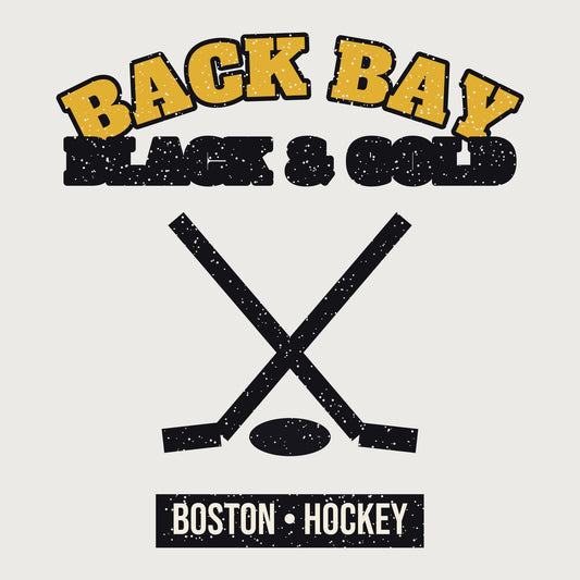 Back Bay Black & Gold Hockey Mug graphic