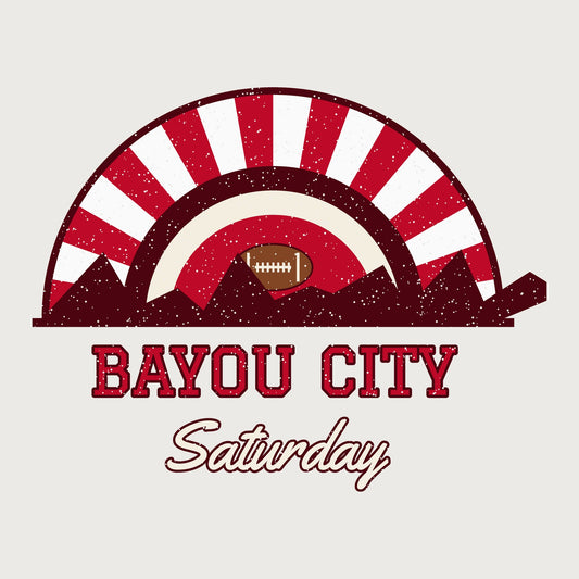 Bayou City Saturday Tee graphic