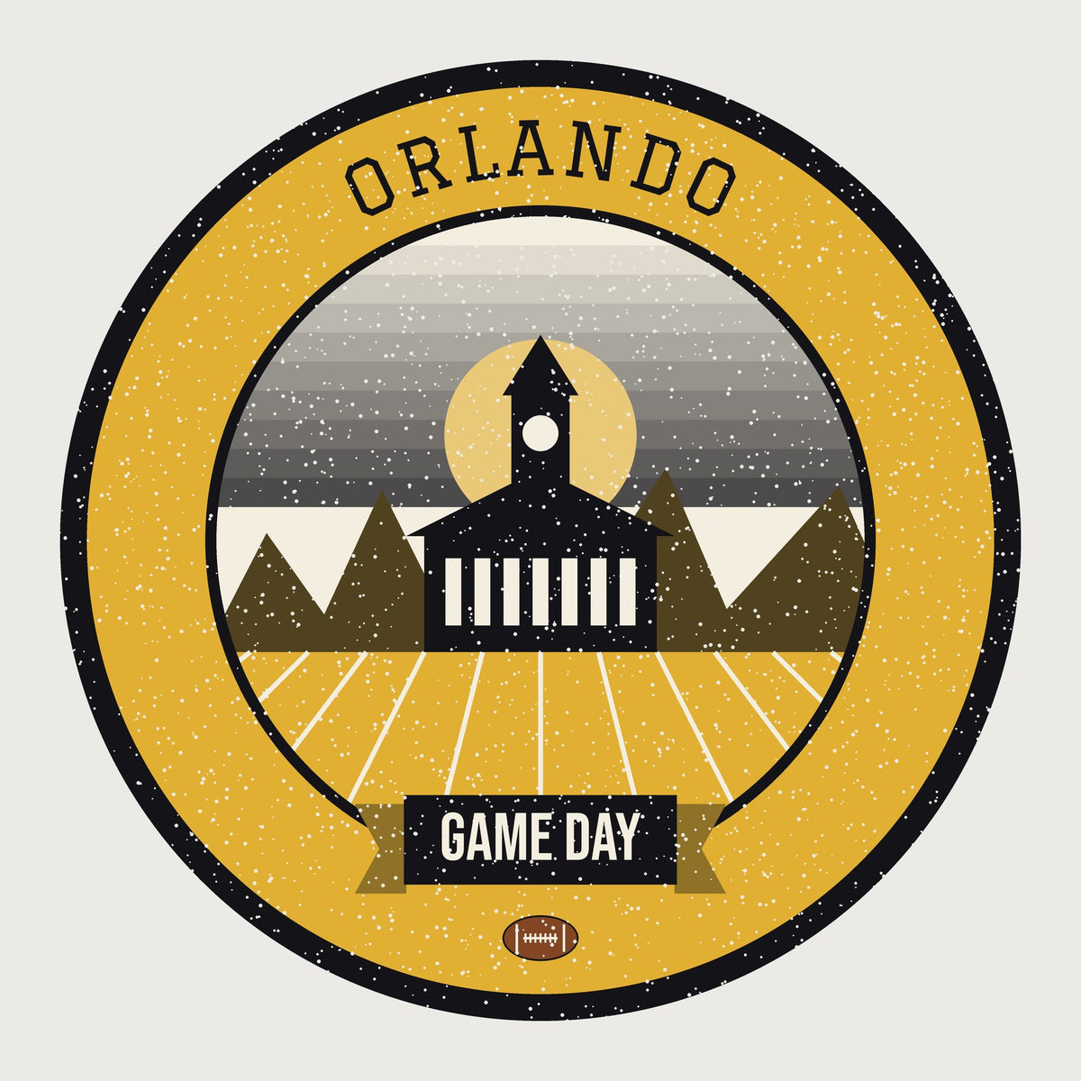 Black & Gold Space Coast Game Day Mug graphic