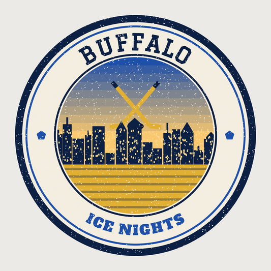 Buffalo Ice Nights Hoodie graphic