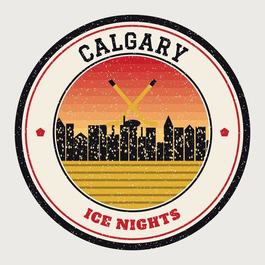 Women's Calgary Ice Nights Tee graphic