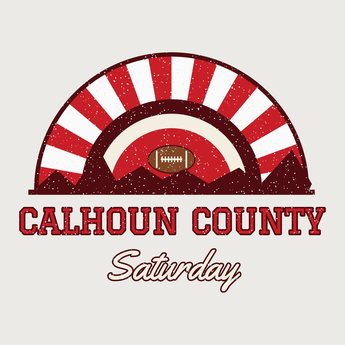 Calhoun County Saturday Hoodie graphic