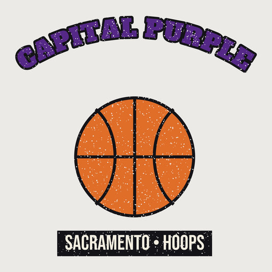 Capital Purple Hoops Hoodie graphic