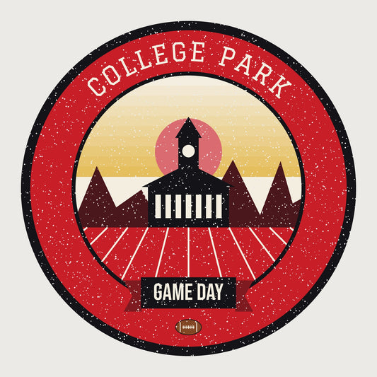 Women's Chesapeake Red & Gold Game Day Tee graphic