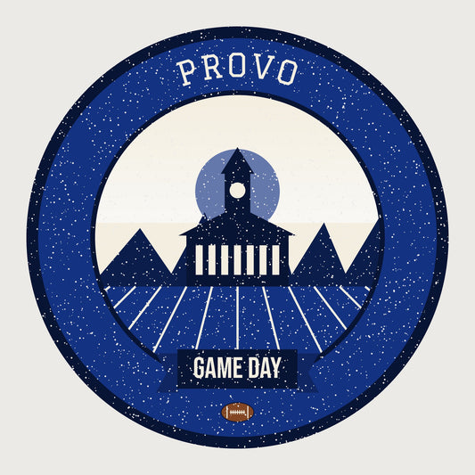 Women's Deep Blue Wasatch Game Day Tee graphic