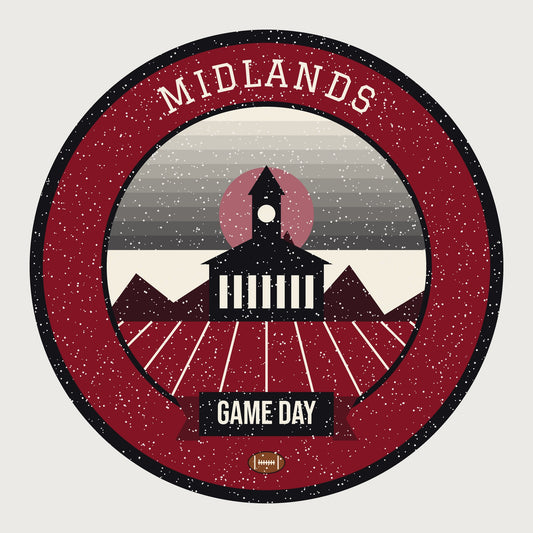 Garnet & Black Palmetto Game Day Tee graphic