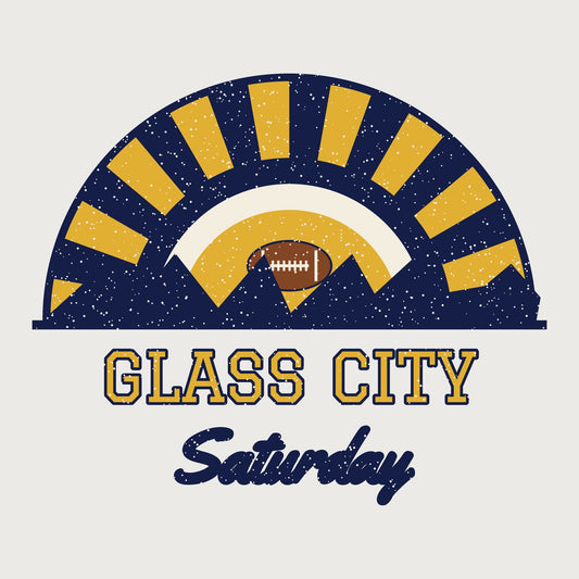 Women's Glass City Saturday Tee graphic
