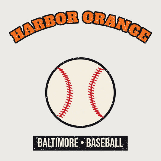 Harbor Orange Baseball Mug graphic