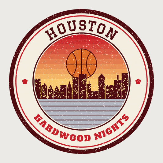 Houston Hardwood Nights Tee graphic