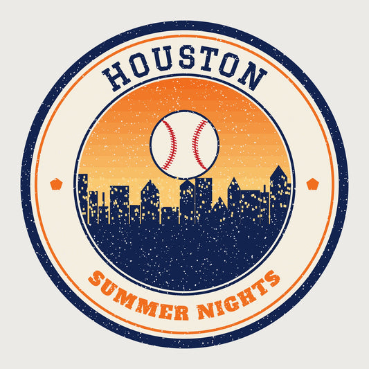 Houston Summer Nights Ballpark Hoodie graphic