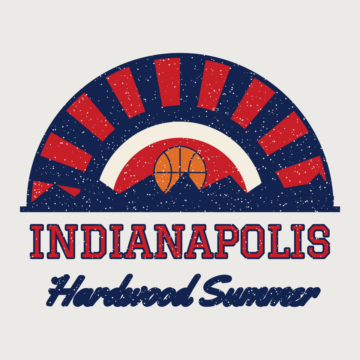 Indianapolis Hardwood Summer Tee graphic