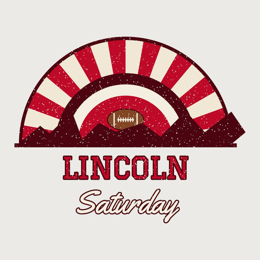 Lincoln Saturday Hoodie graphic