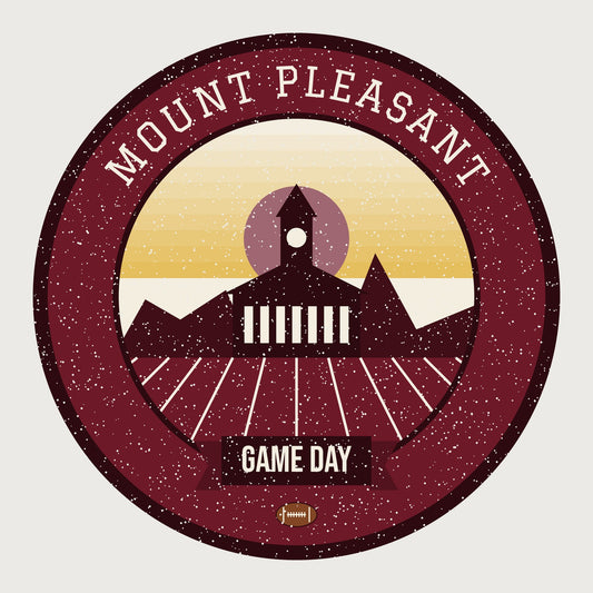 Maroon & Gold North Woods Game Day Hoodie graphic