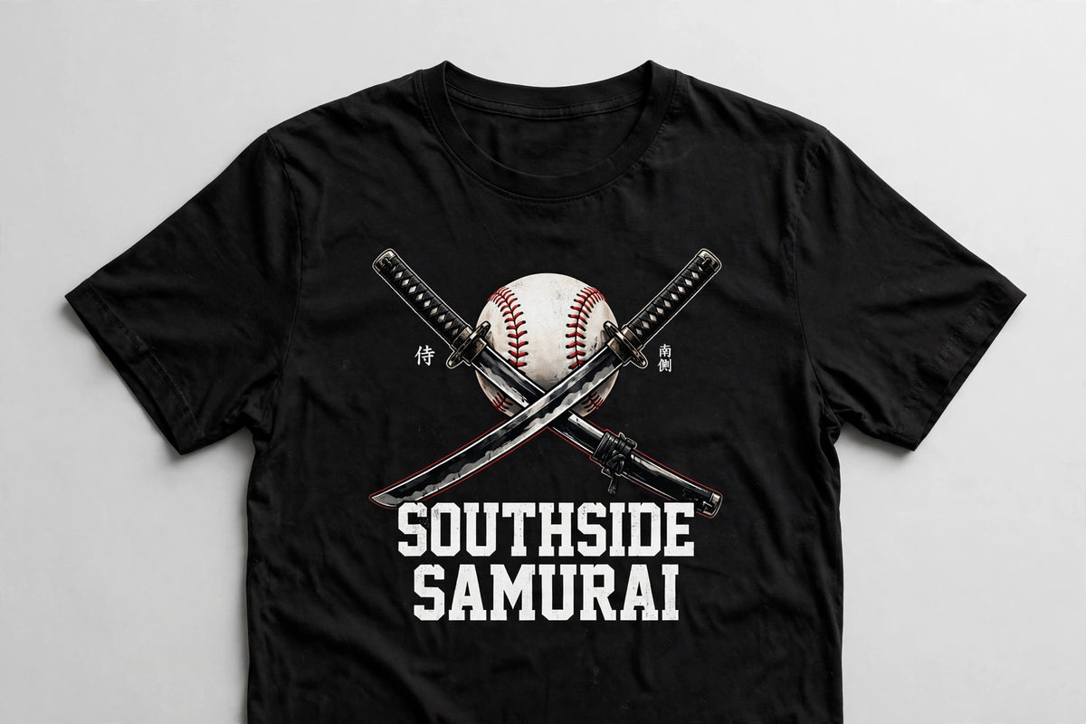 Southside Samurai Crossed Katana T-Shirt
