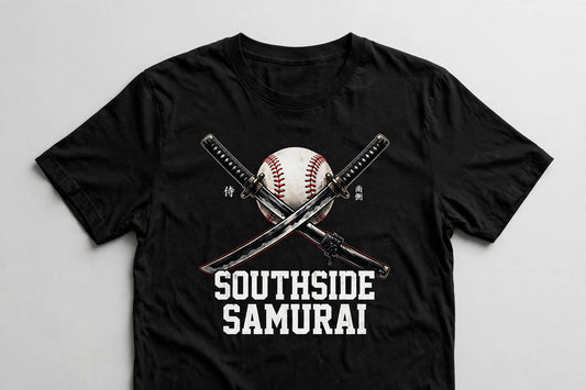 Southside Samurai Crossed Katana T-Shirt
