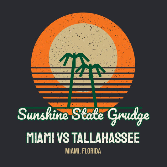 Miami vs Tallahassee Sunshine State Grudge graphic