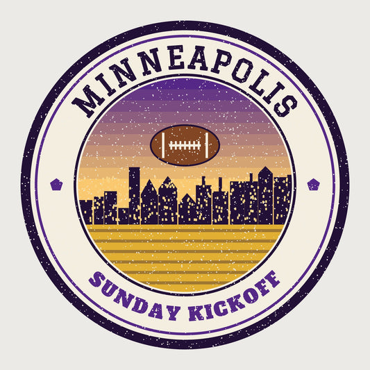 Minneapolis Sunday Kickoff Hoodie graphic