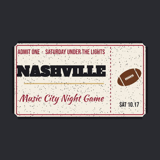 Nashville Music City Night Game graphic