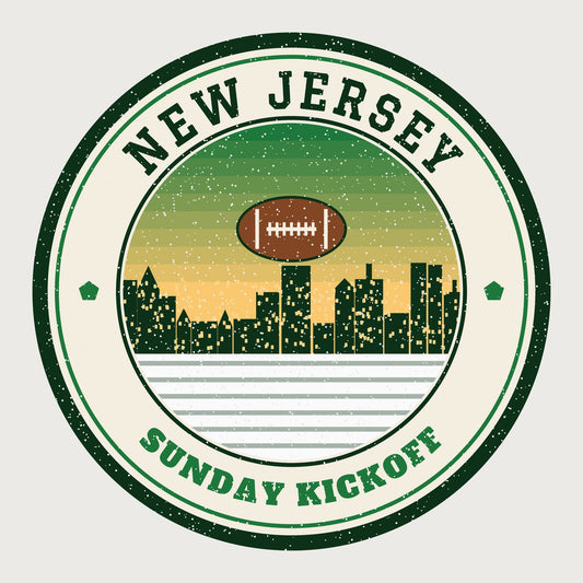 New Jersey Sunday Kickoff Tee graphic