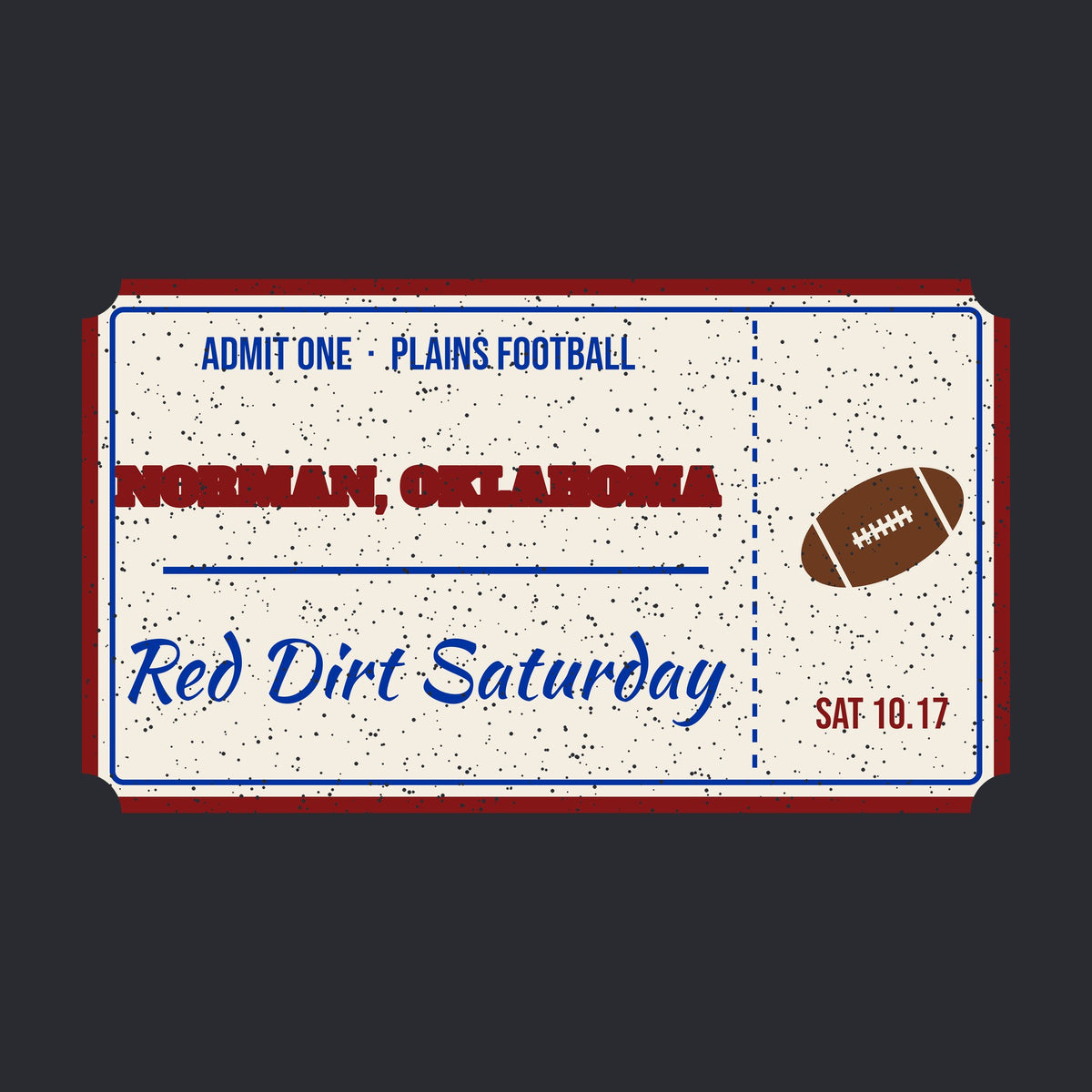 Norman Red Dirt Saturday graphic