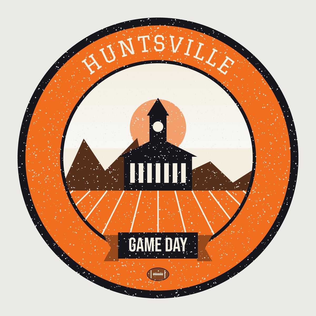 Orange Piney Woods Game Day Mug graphic