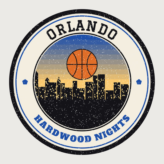 Orlando Hardwood Nights Tee graphic