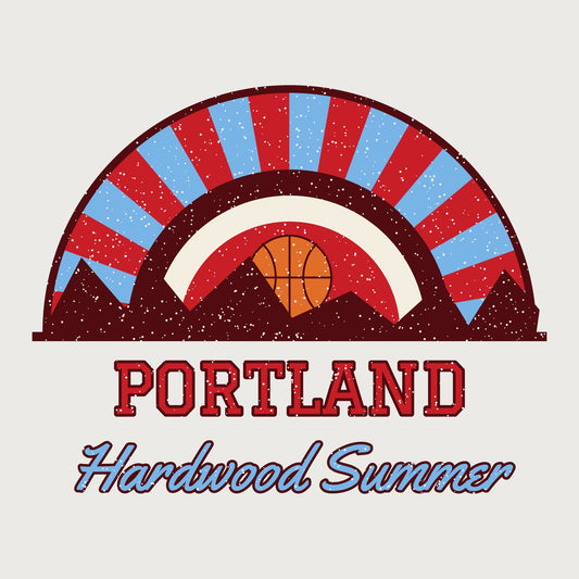 Women's Portland Hardwood Summer Tee graphic