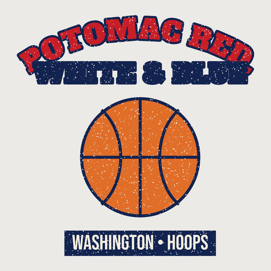 Potomac Red, White & Blue Hoops Mug graphic