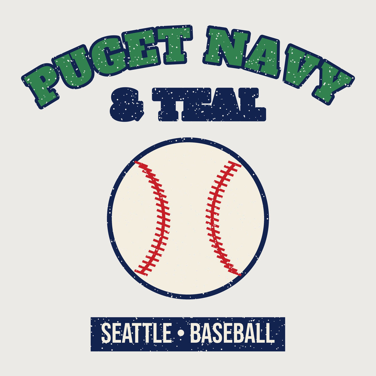Puget Navy & Teal Baseball Mug graphic